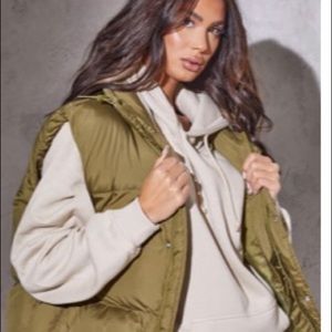 Prettylittlething Renew Khaki Gilet